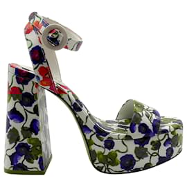 Autre Marque-Larroude X Johnathan Cohen Multi Floral Platform Sandals-Multiple colors