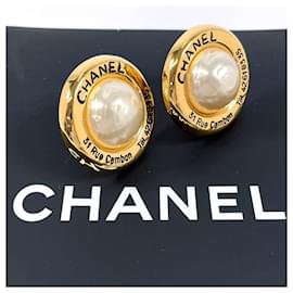 Chanel-Chanel 31 RUE CAMBON Earrings-Golden,Metallic