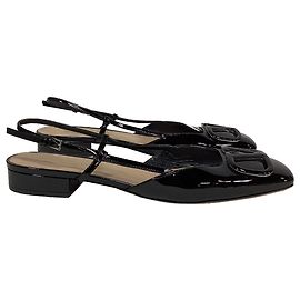 Sapatilhas VLogo em couro preto de Valentino Garavani Preto