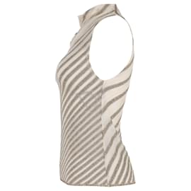 Missoni-Missoni Sleeveless Striped Blouse in Multicolor Viscose-Multiple colors