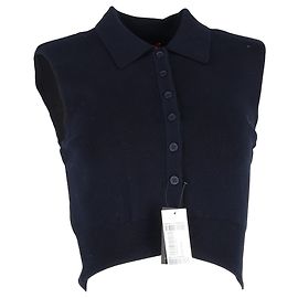 Pull Staud Nola en coton bleu marine Bleu Bleu Marine