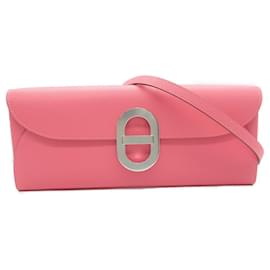 Hermès-Hermes Chaine d'Ancre To Go Epsom Shoulder Bag-Pink