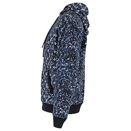 Louis Vuitton-Louis Vuitton Monogram Zip-Through Hoodie in Navy Blue Cotton-Blue,Navy blue