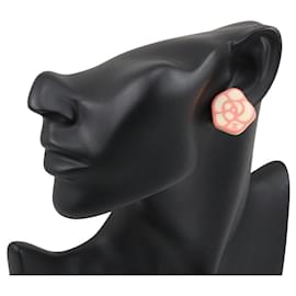 Chanel-Chanel Camellia Earrings-White