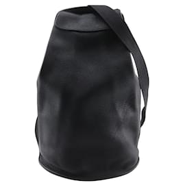 Hermès-Hermes Sherpa Marine Taurillon Clemence Shoulder Bag-Black