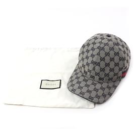Gucci-Boné de beisebol em lona GG Sherryline da Gucci Webline-Azul