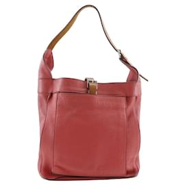 Hermès-Hermes Marwari PM Taurillon Clemence Shoulder Bag-Pink