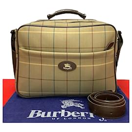 Burberry-Burberrys Shadow Horse Logo 2way Boston Bag-Metallic,Bronze