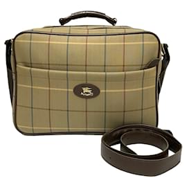 Burberry-Burberrys Shadow Horse Logo 2way Boston Bag-Metallic,Bronze