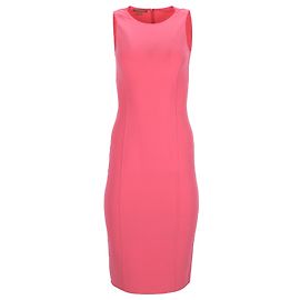 Vestido midi bodycon sem mangas Michael Kors em lã rosa Rosa