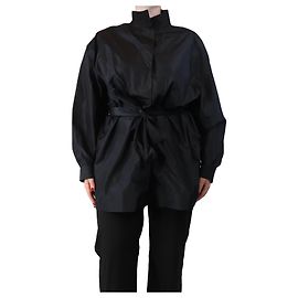 The row Camicia tunica nera Varo con cintura - taglia L Nero