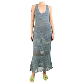 Autre Marque-Blue crochet midi dress - size S-Blue