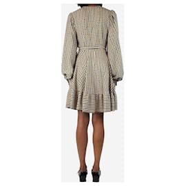 Autre Marque-Multicolour check seersucker mini dress - size XS-Multiple colors