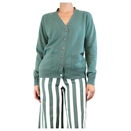 Crimson-Green Boyfriend cardigan - size M-Green