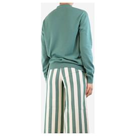 Crimson-Green Boyfriend cardigan - size M-Green