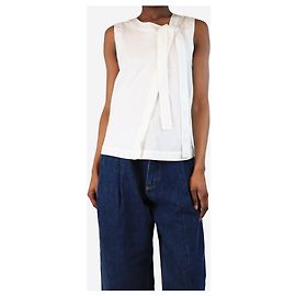 Top sin mangas Marni blanco - talla UK 6 Blanco