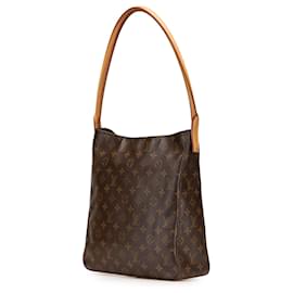 Louis Vuitton-Louis Vuitton Brown Monogram Looping GM-Brown