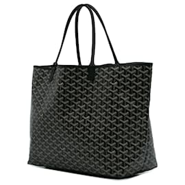 Goyard-Goyard Black Goyardine Saint Louis GM-Black