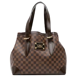 Louis Vuitton-Louis Vuitton Brown Damier Ebene Hampstead MM-Brown