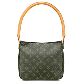 Louis Vuitton-Louis Vuitton Brown Monogram Looping MM-Brown