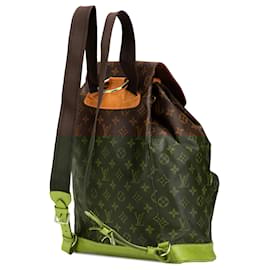 Louis Vuitton-Louis Vuitton Brown Monogram Montsouris GM-Brown