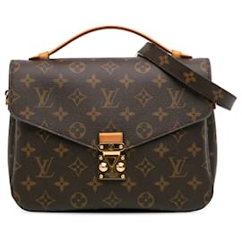 Louis Vuitton-Louis Vuitton Brown Monogram Pochette Metis-Brown