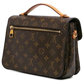 Louis Vuitton-Louis Vuitton Brown Monogram Pochette Metis-Brown