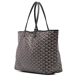 Goyard-Goyard Black Goyardine Saint Louis PM-Black