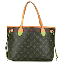 Louis Vuitton-Louis Vuitton Brown Monogram Neverfull PM-Brown