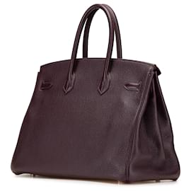 Hermès-Hermès Purple Togo Birkin Retourne 35-Purple