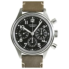 Longines-Longines Heritage Avigation Big Eye Watch-Black