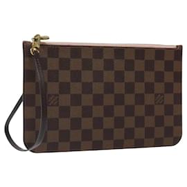 Louis Vuitton-LOUIS VUITTON Damier Ebene Neverfull MM Pouch Accessory Pouch LV Auth 116283-Other
