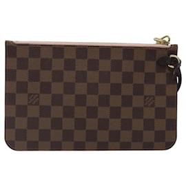 Louis Vuitton-LOUIS VUITTON Damier Ebene Neverfull MM Pouch Accessory Pouch LV Auth 116283-Other
