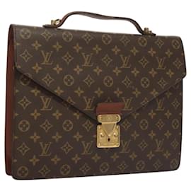 Louis Vuitton-LOUIS VUITTON Monogram Porte Documents Bandouliere Bag M53338 Auth ep8745-Monogram