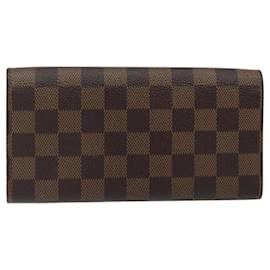 Louis Vuitton-LOUIS VUITTON Monogram Portefeuille Emilie Long Wallet Red M60136 LV Auth am8143-Red,Monogram