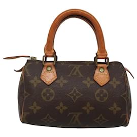 Louis Vuitton-LOUIS VUITTON Monogram Mini Speedy Hand Bag Vintage M41534 LV Auth 119635-Monogram