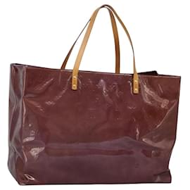 Louis Vuitton-LOUIS VUITTON Monogram Vernis Reade GM Tote Bag Purple Viole M91085 Auth 120335-Purple