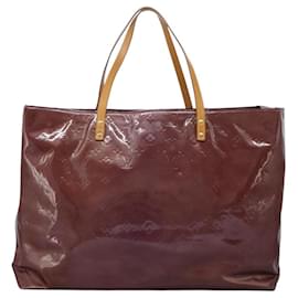 Louis Vuitton-LOUIS VUITTON Monogram Vernis Reade GM Tote Bag Purple Viole M91085 Auth 120335-Purple