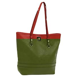 Louis Vuitton-LOUIS VUITTON Monogram Empreinte Citadines PM Tote Bag Orange M40556 Auth 120048-Orange