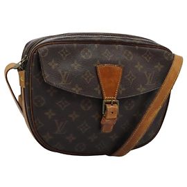 LOUIS VUITTON Monogram Jeune Fille GM Bolsa de Ombro M51225 LV Auth 118095 Monograma