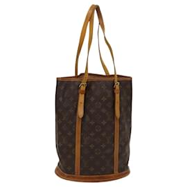 Louis Vuitton-LOUIS VUITTON Monogram Bucket GM Shoulder Bag M42236 LV Auth 120276-Monogram
