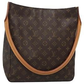 Louis Vuitton-LOUIS VUITTON Monogram Looping GM Shoulder Bag M51145 LV Auth 120280-Monogram