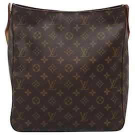 Louis Vuitton-LOUIS VUITTON Monogram Looping GM Shoulder Bag M51145 LV Auth 120280-Monogram