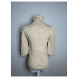 Balenciaga-Vintage Wool turtleneck beige-Beige