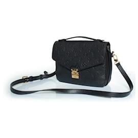 Louis Vuitton-Louis Vuitton, Pochette Metis Empreinte in black-Black