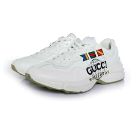 Gucci-Gucci, Gucci Worldwide rhyton trainers-White