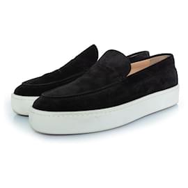 Christian Louboutin-Christian Louboutin, Paqueboat velour trainers-Black