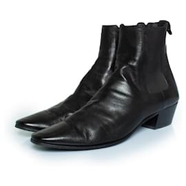 Saint Laurent-Saint Laurent, Wyatt soft leather Chelsea boot-Black