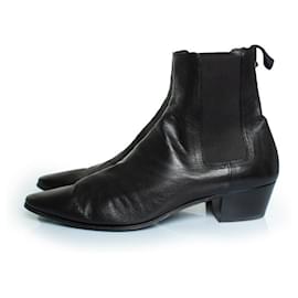 Saint Laurent-Saint Laurent, Wyatt soft leather Chelsea boot-Black