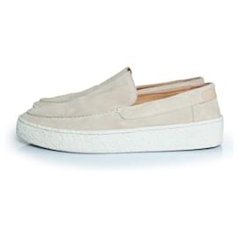 Autre Marque-Posa, Suede loafer in beige-Other